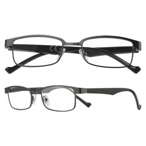 Farmamed Occhiali da lettura +1,5 Slim Grigio e Nero 24420