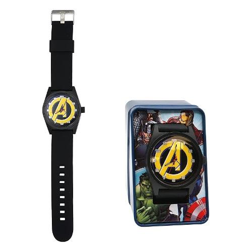Ds Import Orologio AVENGERS con Box Black e Yellow MV15787