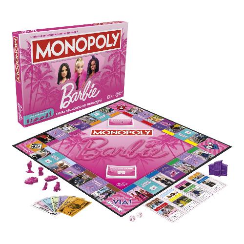 Hasbro Barbie in Italiano MONOPOLY G0038103