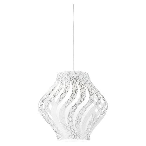 Linea Zero Sospensione HELIOS Bianco chaos (40x80cm) H39S 1 luce - E27 - Max 30W