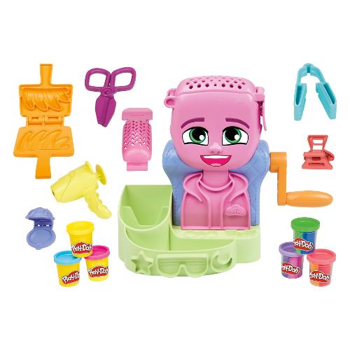 Hasbro Pasta modellabile Capelli Pazzerelli 6 barattoli 57gr,  2 da 28gr e accessori PLAY DOH F88075L0