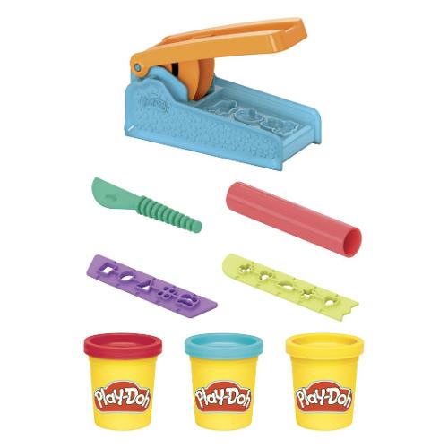 Hasbro Pasta modellabile Prima Fabbrica divertimenti 3 barattoli 57gr,  2 da 28gr e accessori PLAY DOH F88055L0