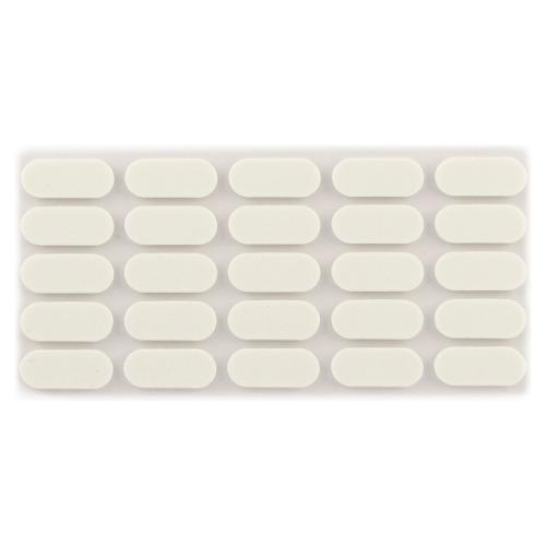 Oreca Paracolpi adesivo ovali 25 pz Bianco 0013524 SU