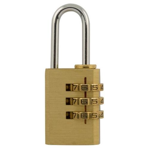 Oreca Lucchetto combinazione arco normale Ottone spazzolato 0074424 75