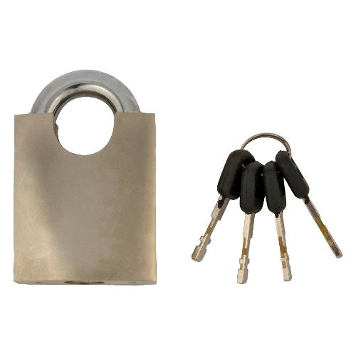 Oreca Lucchetto chiave corazzato arco normale BLINDO Acciaio spazzolato 0074520 00