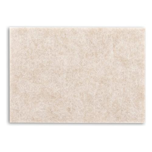 Oreca Feltro rettangolare adesivo (10x7 cm) Extra forte Beige 0013553 80