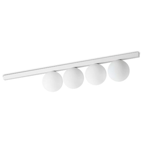 Ideal Lux Plafoniera BINOMIO pl4 Bianco (86x15x12cm) 328454 4 luci - G9 - Max 16W