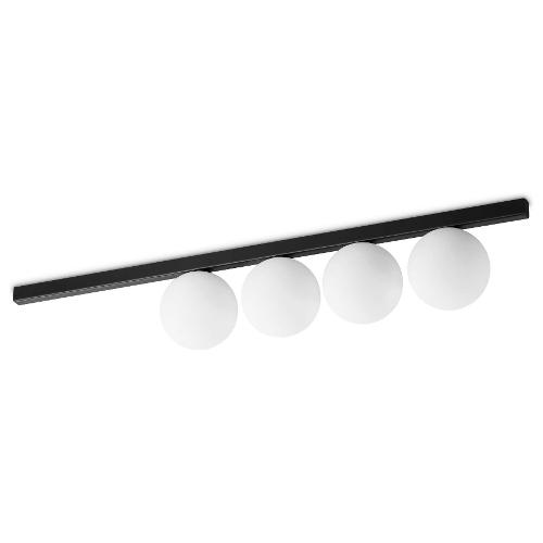 Ideal Lux Plafoniera BINOMIO pl4 Nero (86x15x12cm) 310688 4 luci - G9 - Max 16W