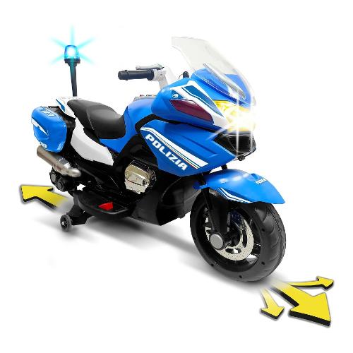 Feber Moto 12V (113cm) POLIZIA Azzurro FEN43000