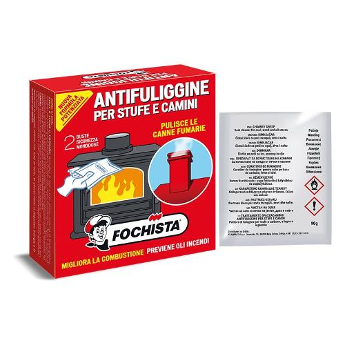 Fochista Anti fuliggine per stufe e camini 2x90 gr 4151063