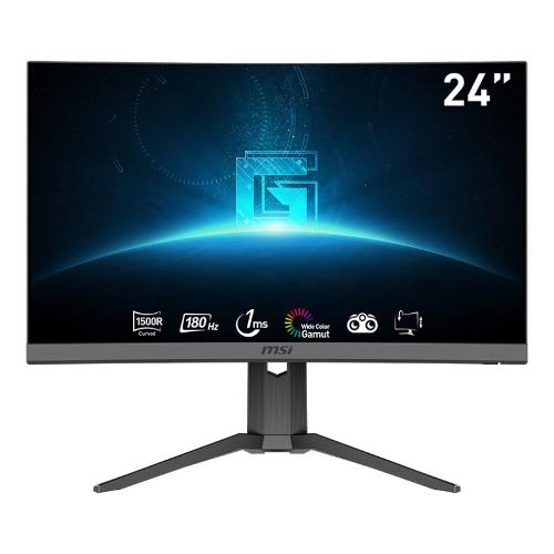 Msi Monitor 23,8" ( LED ) Full HD 1080p 180Hz G24C6P E2 Curved Black 9S6 3BA04T 055