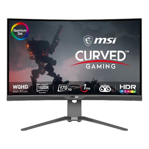 Msi Monitor 27" ( LED 2K 1440p 170Hz ) MAG 275CQRF QD Curved Black 9S6 3CD24T 001
