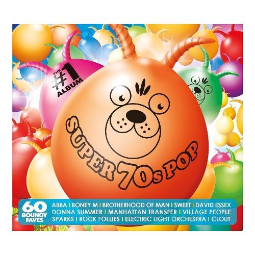Audio CD Super 70s Pop: The 1 Album 3Cd - AA  VV 194397991420