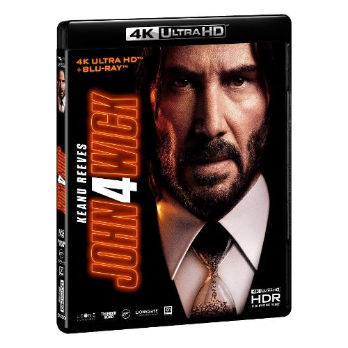 Eagle Pictures Blu Ray 4K John Wick 4 (Blu-Ray 4K Ultra Hd+Blu-Ray Hd) - Chad Stahelski 861282RVDO