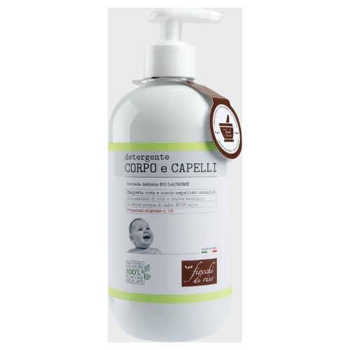 Fiocchi di Riso Detergente Corpo e Capelli Talco 0+ Flacone 400 ml 00095236700000