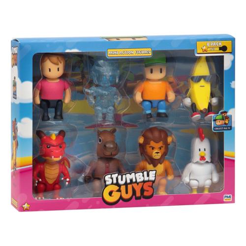 Rocco Giocattoli Mini Action Figure 8 pz STUMBLE GUYS Assortito 21739258