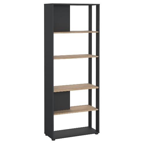 Tvilum SIGN Libreria Matt grey e Jackson hickory (80 x 205 h cm) Mobile KIT