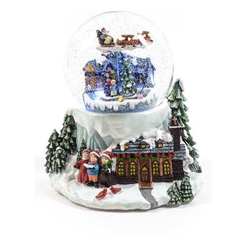Mercury Palla neve Con movimento musica e luci (19x18x20 cm) 29632