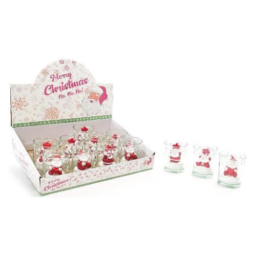 Mercury Candela bicchierino Babbo CHRISTMAS Assortito 70336
