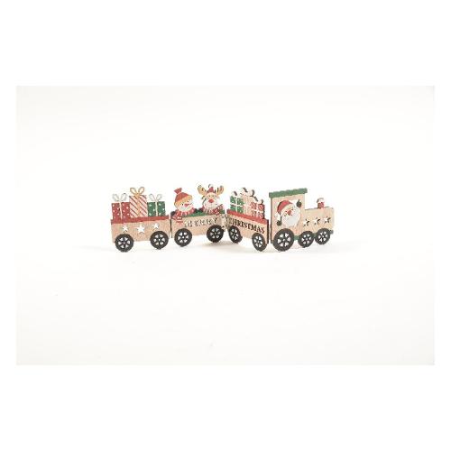 Mercury Decoro Trenino In Legno (38x10 cm) 41566