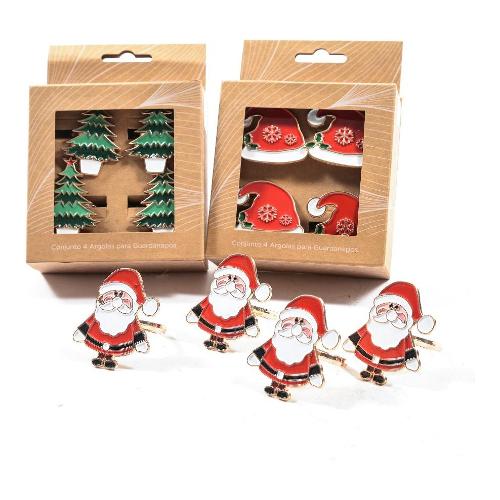 Mercury Set anelli tovaglioli 4 pz CHRISTMAS Assortito 33349