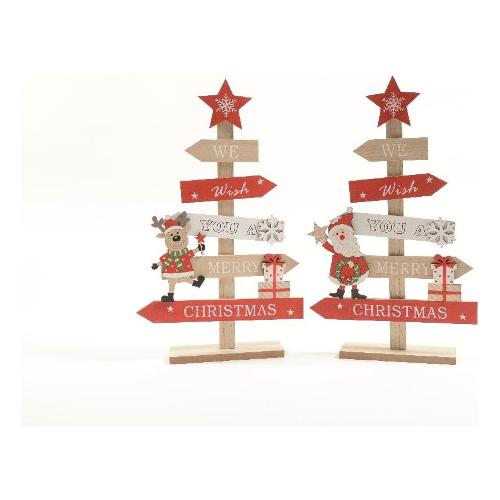 Mercury Albero Natale soprammobile Assortito 22053 (19,5x5x33,5cm)