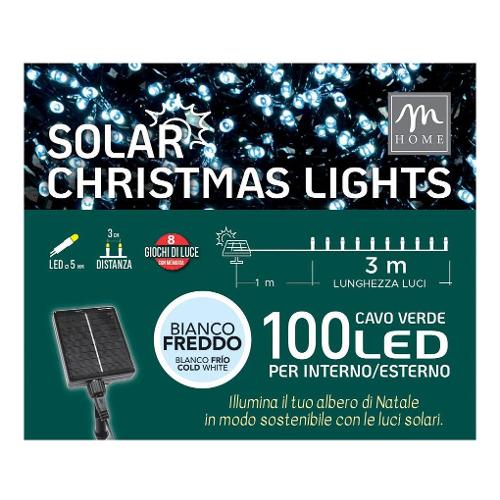 Mercury Filo (3+1mt) 100 luci Bianco freddo Solar Led giochi luce 63796