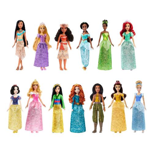 Mattel Bambola DISNEY PRINCESS Assortito HLW02