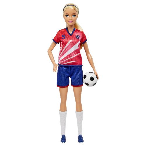 Mattel Bambola Calciatrice (29,2cm) BARBIE Assortito HCN17