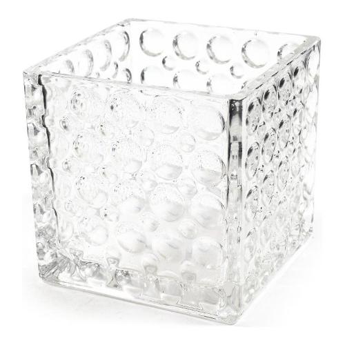 Mercury Porta candela (12x12x12cm) Cubo Trasparente 01197