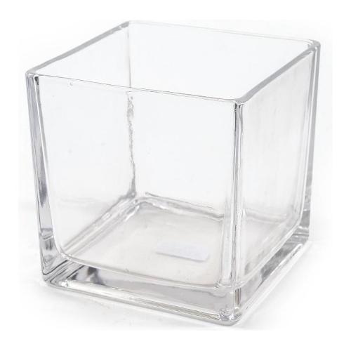 Mercury Porta candela (11,5x11,5x11,5cm) Cubo Trasparente 01173