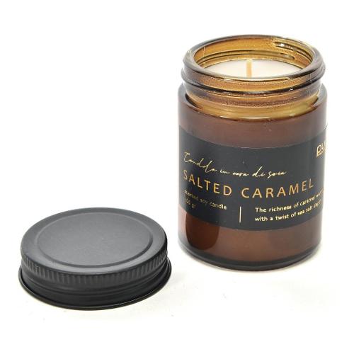 Mercury Candela profumata Salted caramel (5,5x7,5cm) Fragranza intensa 18376