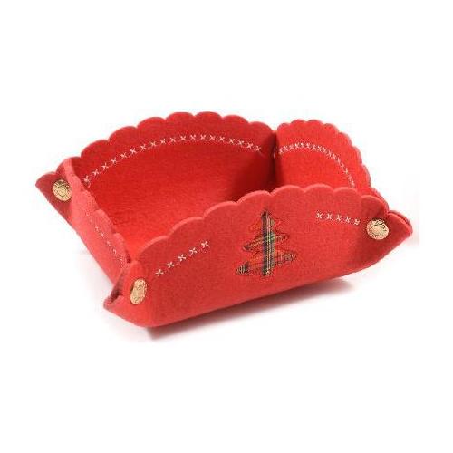 Mercury Cestino tavola Natale (20x20x8cm) CHRISTMAS Assortito 97252