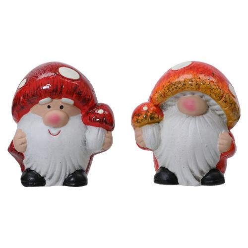 Kaemingk Decoro Babbo Funghetto terracotta Assortito (11,5 cm) 531672