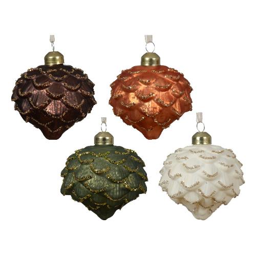 Kaemingk Pigna (8cm) Assortito Vetro 070620