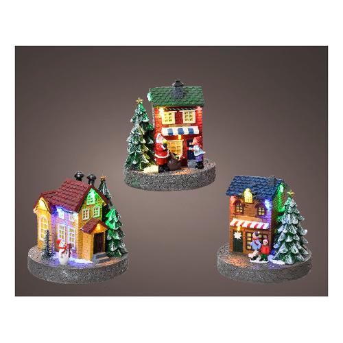 Kaemingk Casette con luce assortito (12x13 cm) 487883