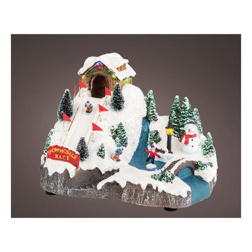 Kaemingk Pista sci con movimento e luci (23x17x16 cm) 485623