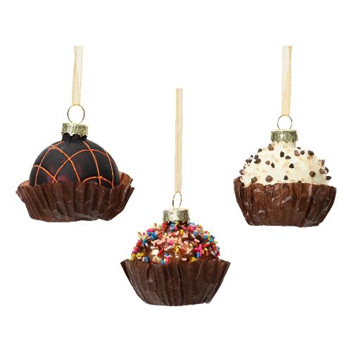 Kaemingk Cupcake (5cm) Assortito Vetro 121431