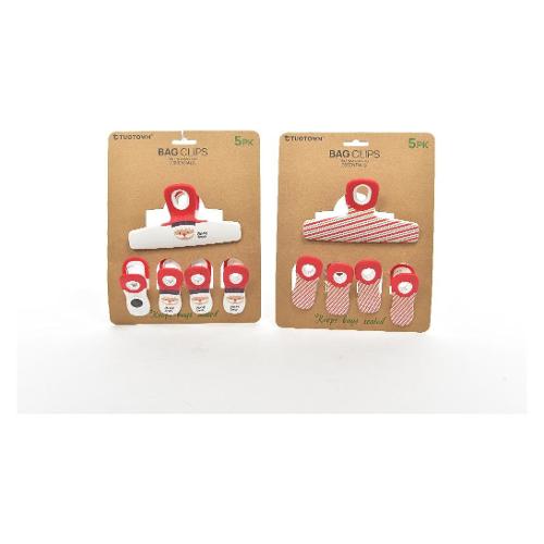 Mercury Set mollette natalizie CHRISTMAS Set 5 pz con calamita Assortito 72446