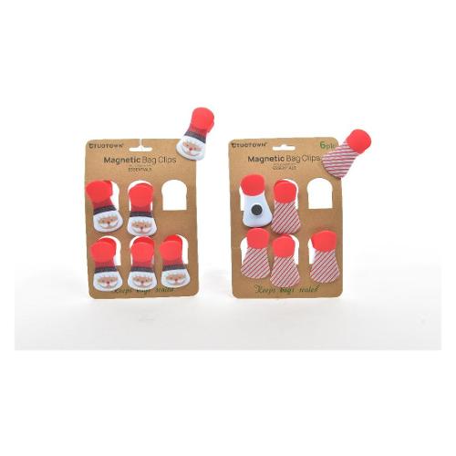 Mercury Set mollette natalizie CHRISTMAS Set 6 pz con calamita Assortito 72439