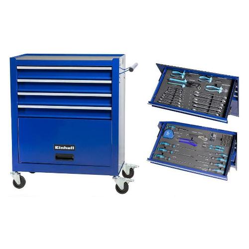 Einhell Carrello porta attrezzi Bt Ww 180 kit 4 Cassetti accessoriato Blu (67x38x72,4 cm) 4510175