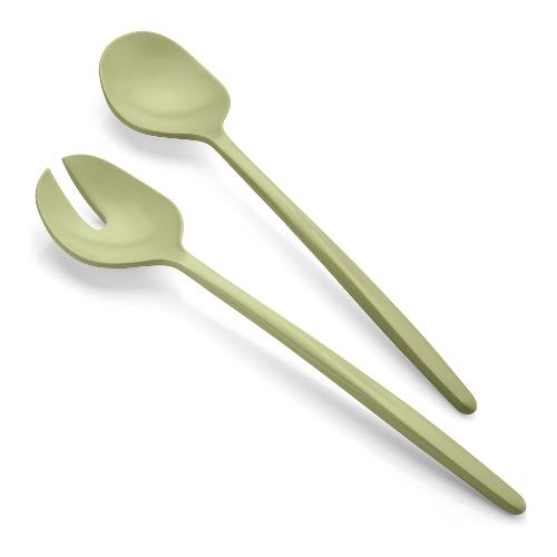 Guzzini Set posate insalata 2 pz Plastica (29cm) TIERRA Verde 106101257