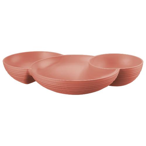 Guzzini Antipastiera Plastica riciclata (29,5cm) 3P TIERRA Terracotta 171200264
