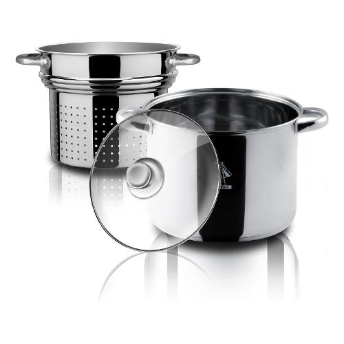 Aeternum Cuoci pasta Inox (22cm) LA DIVINA RE INOX Pastarella Cromo lucido AP000077