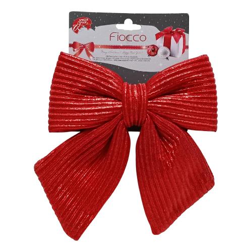 Due Esse Christmas Fiocco decorativo Natale (13x15cm) (1pz) Rosso XNA24004121