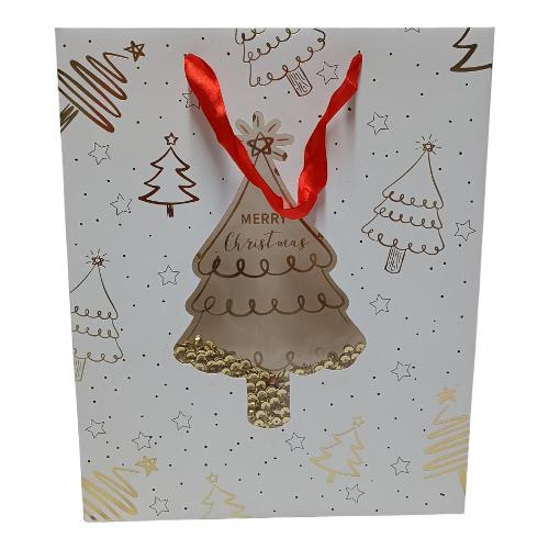 Due Esse Christmas Shopper natalizio (26x10x32 cm) Paillettes colore assortito XNA23053691