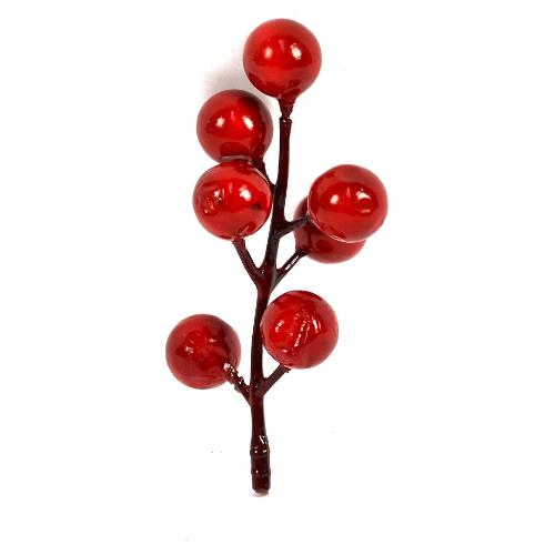 Due Esse Christmas Pick Bacche 12 pz Rosso XNA21034871
