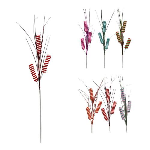 Due Esse Christmas Decoro Stelo 3 Canditi 78cm Assortito XNA23045751