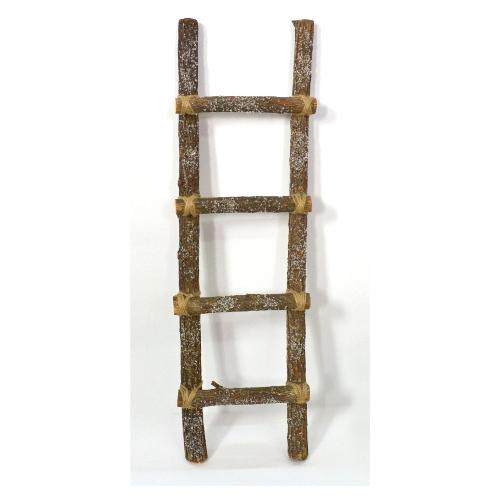 Due Esse Christmas Decoro Scala Legno naturale con neve 31x100cm XNA17001241