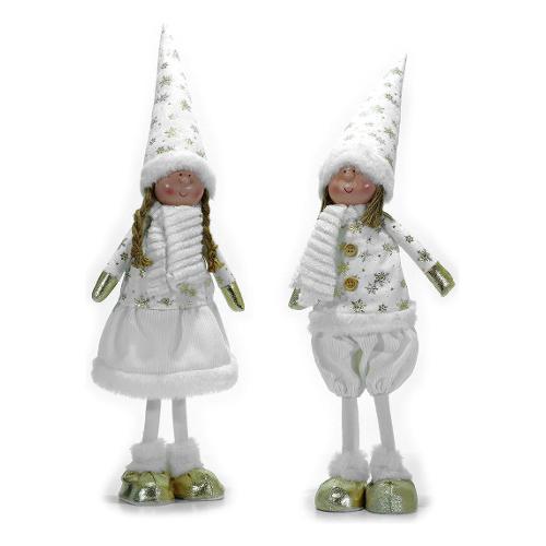 General Trade Bimbo in piedi bianco e oro colore assortito (63 cm) 410212